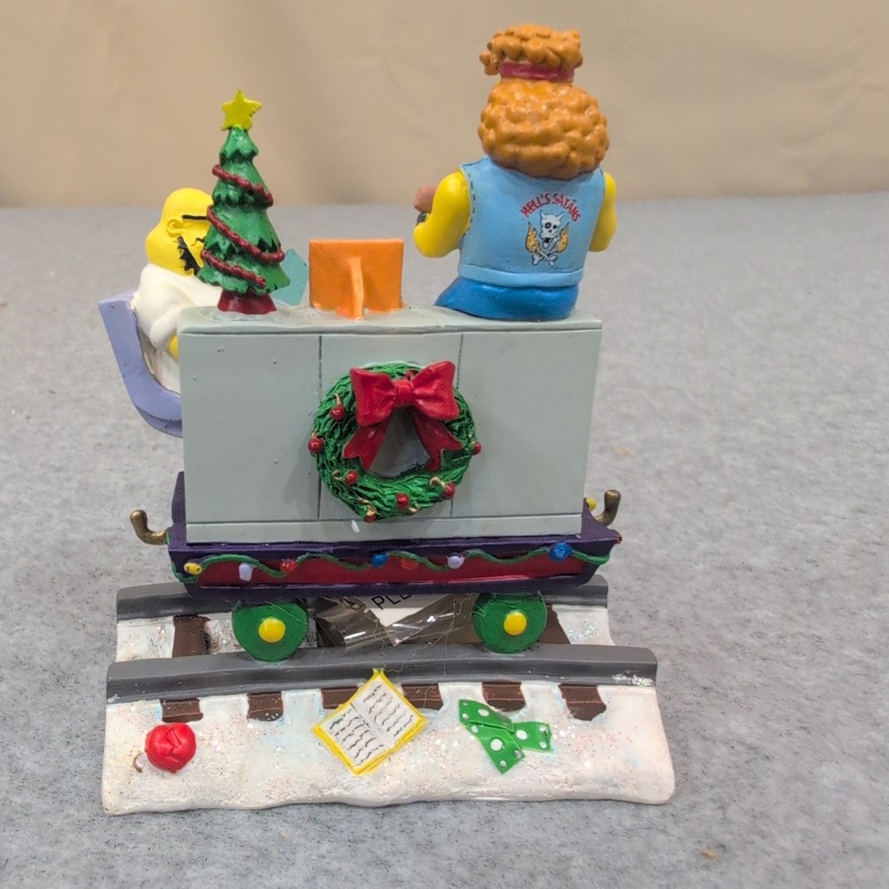 The Simpsons Holiday Therapy Christmas Express Figurine Meathook Dr Monroe 0101 - Picture 3 of 5